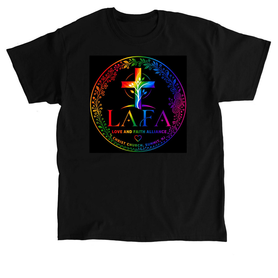 LAFA/Christ Church 150 Anniversary t-shirts!, a Black Classic Unisex Tee
