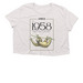 Sixty-Five Year Sloth, a Heather Dust Women?s Flowy Cropped Tee