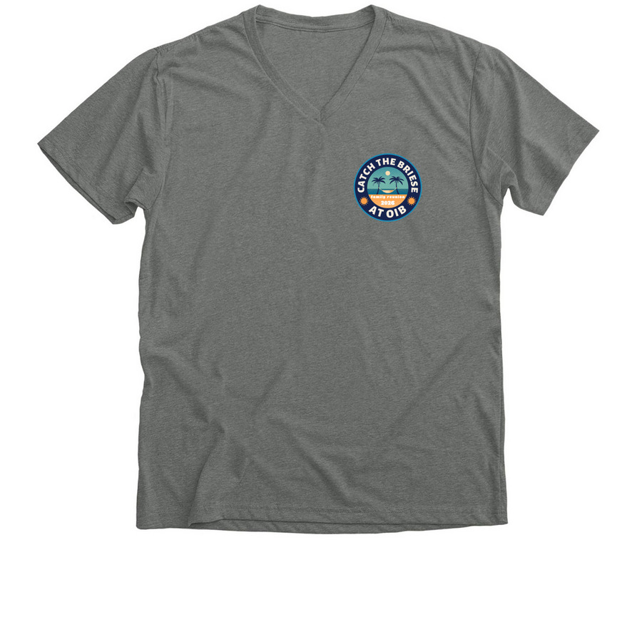 Briese Tees, Hoodies /w front and back logo, a Deep Heather Premium V-Neck Tee