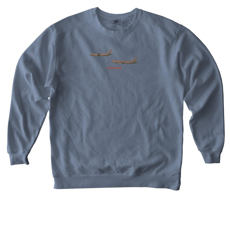 Southwest Oklahoma Origins, a Blue Jean Comfort Colors Crewneck Sweatshirt