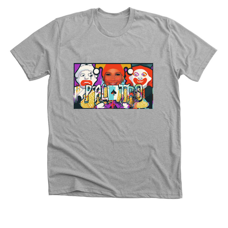 Play your cards right, a Athletic Heather Premium Unisex Tee