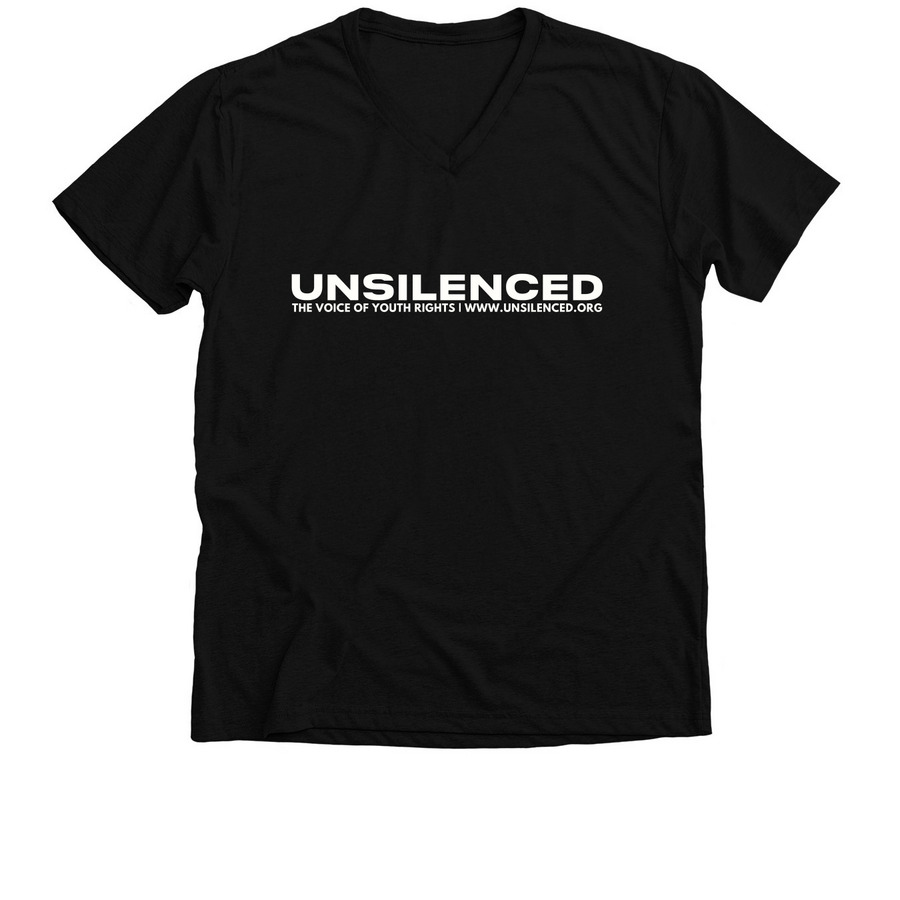 "Treatment Plan: Noncompliance" (WHITE), a Solid Black Blend Premium V-Neck Tee