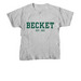 Camp Becket (Green Print), a Sport Grey Youth Unisex Tee