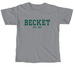 Camp Becket (Green Print), a Granite Comfort Colors Unisex Tee