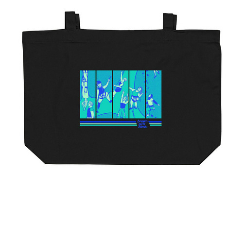 BGC Tote Bag, a Black Large Organic Cotton Tote Bag