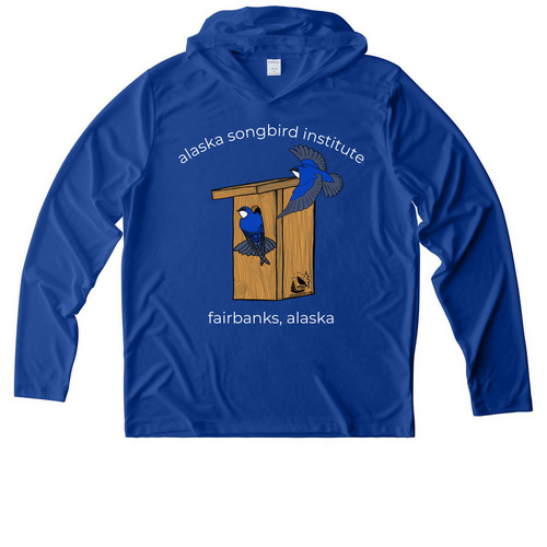 TRES Summer Gear, a True Royal UV Performance Long Sleeve Hoodie