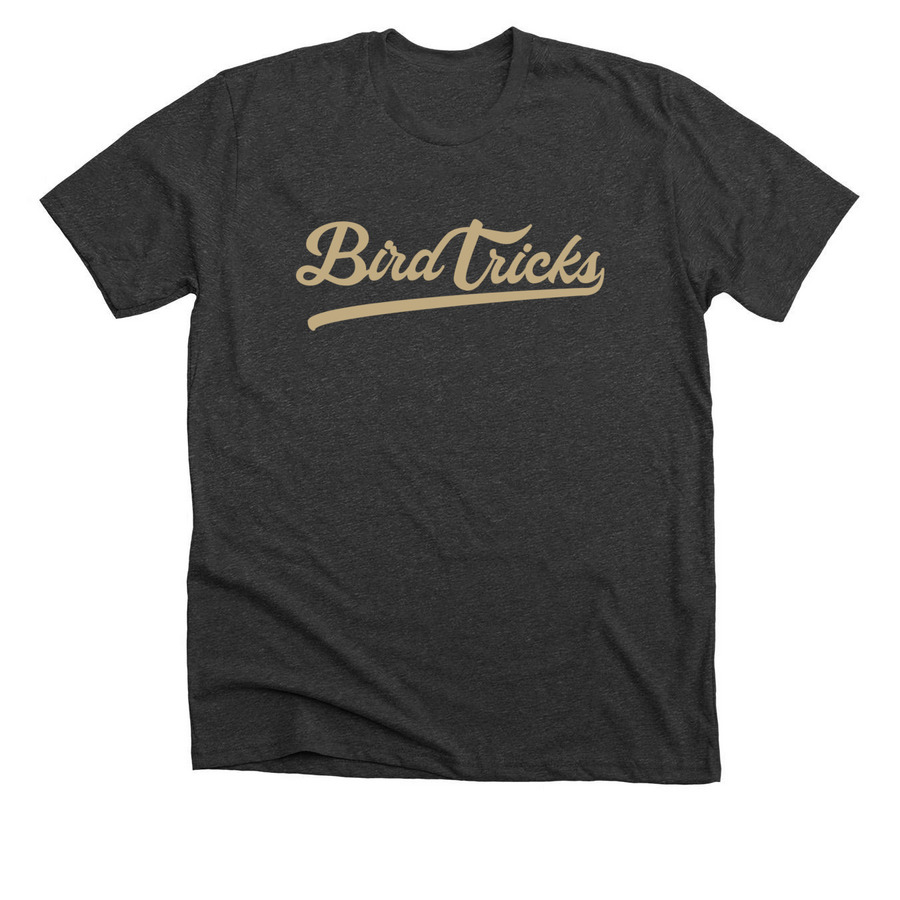BirdTricks Uni, a Dark Grey Heather Premium Unisex Tee