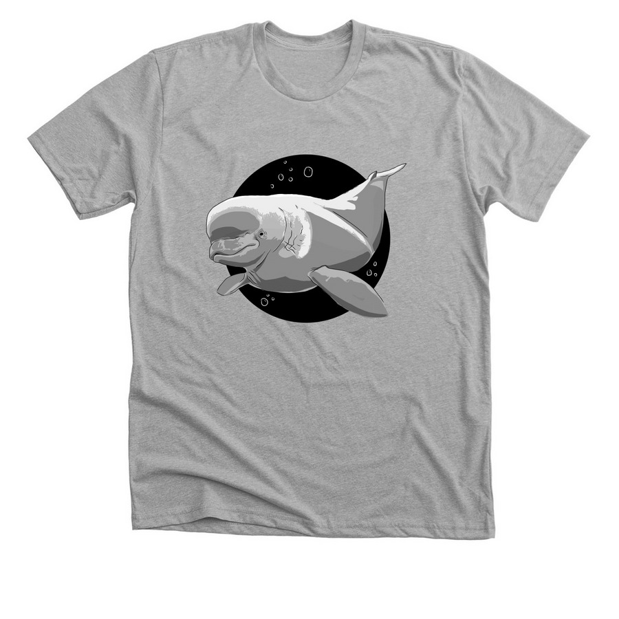 Beluga, a Athletic Heather Premium Unisex Tee