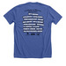 Mukwonago Book Festival 2026, a Solid True Royal Premium Unisex Tee (back-view)