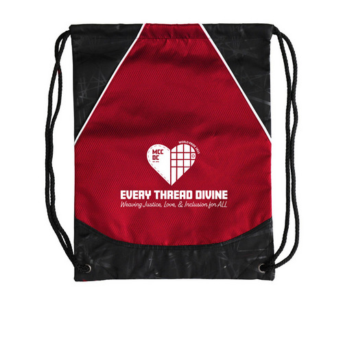 Every Thread Divine Cinch Bag, a True Red Rival Cinch Pack