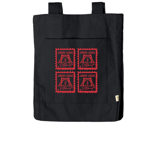 JLP Stamp Canvas Totes, a Black Reclaimist Everywhere Tote Bag