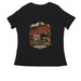 Mountain Colony merchandise&nbsp;, a Black Women's Relaxed V-Neck Tee