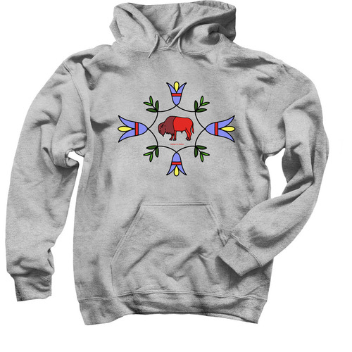 Red Buffalo, a Sport Grey Pullover Hoodie