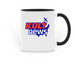 KULT News mug, a Black Two-Tone Ceramic Mug