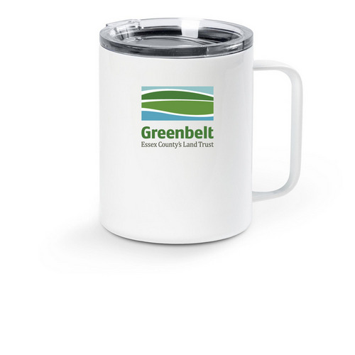 Greenbelt Travel Mug, a White Stainless Steel Travel Mug