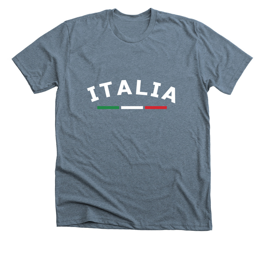 Vintage Italia, a Heather Slate Premium Unisex Tee