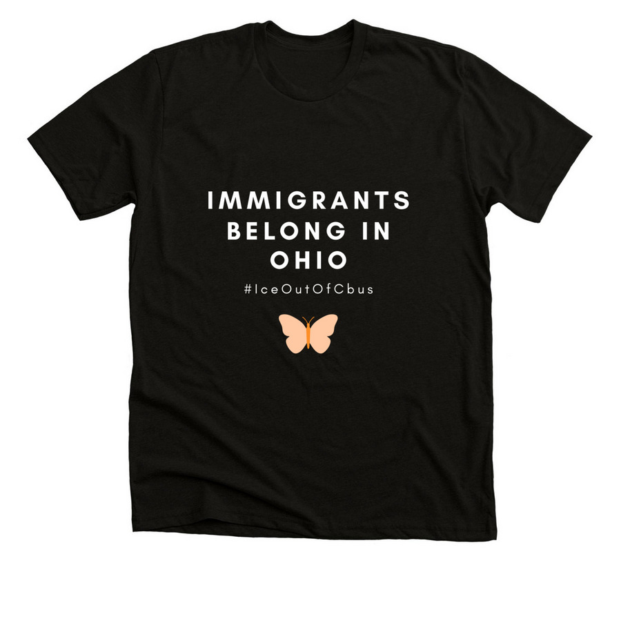 ICE Out of Columbus, a Solid Black Blend Premium Unisex Tee