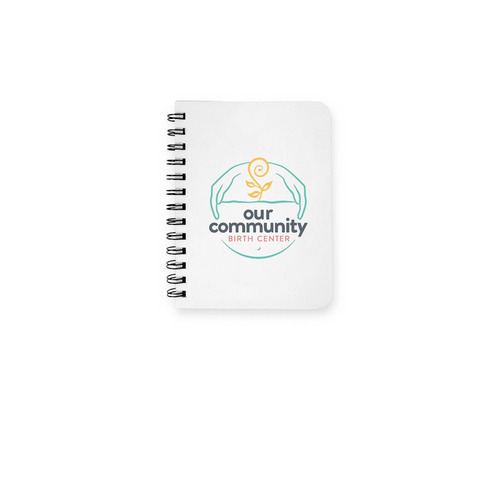 Birth Center Notebook, a White Spiral Notebook