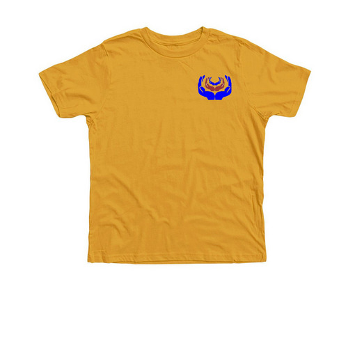 Shirt designed by 6 year old, a Heather Yellow Gold Premium Youth Tee