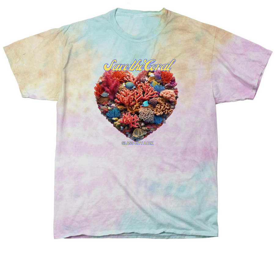 Save the Coral, a Snow Cone Classic Tie Dye Tee