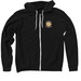 Michigan Miss Amazing Yellow Daisy, a Black Zip Up Hoodie