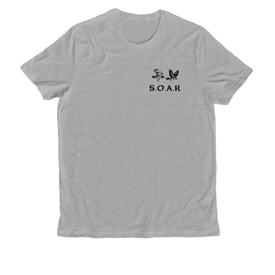 SOAR Tshirts, a Granite Grey Heather Allmade Organic Cotton Unisex Tee