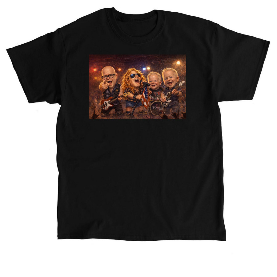 Rockin Babies, a Black Classic Unisex Tee