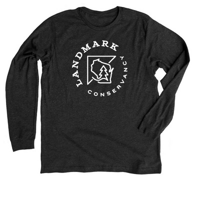 Landmark Conservancy, a Dark Grey Heather Premium Long Sleeve Tee