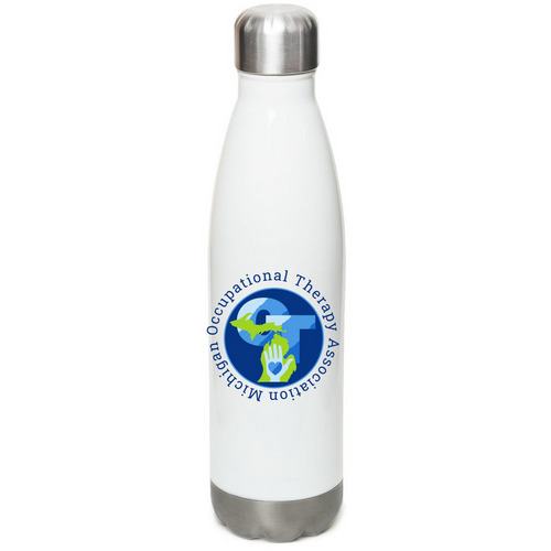 MiOTA Water Bottle, a White Stainless Steel Water Bottle