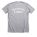 BOLD BACK, a Athletic Heather Premium Unisex Tee (back-view)