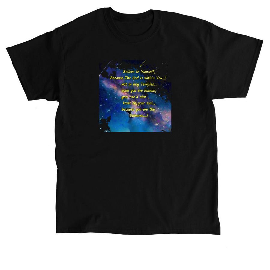 Believe In Yourself&nbsp;, a Black Classic Unisex Tee