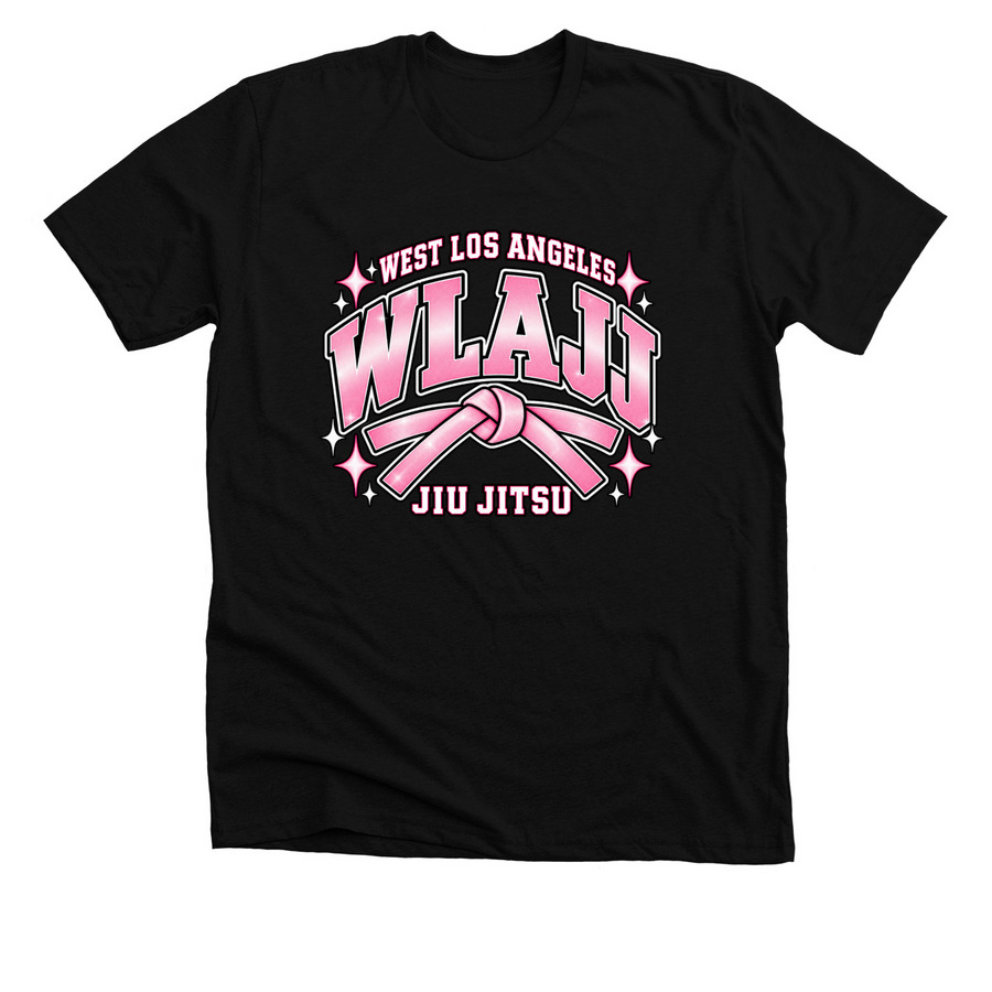 WLA Silver, a Solid Black Blend Premium Unisex Tee