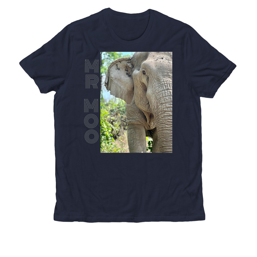 Mr Moo, a Night Sky Navy Allmade Organic Cotton Unisex Tee