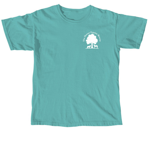 The Dorset Equine Rescue Apparel Fundraiser, a Seafoam Comfort Colors Unisex Tee