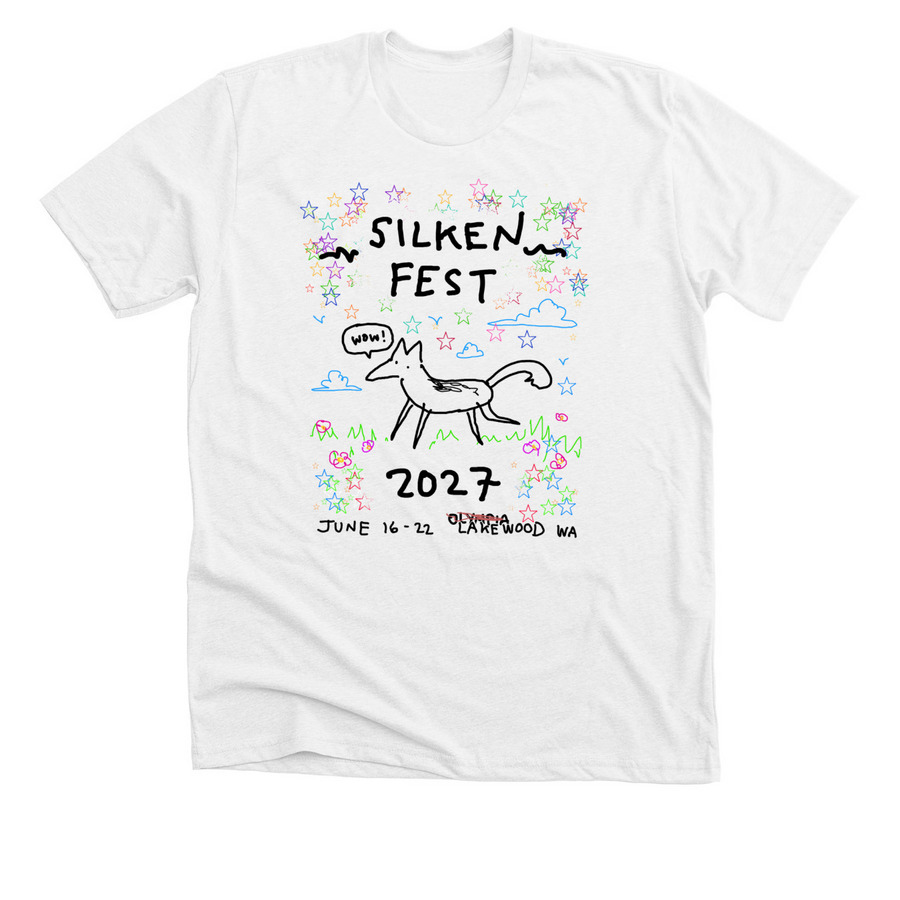 SilkenFest 2027 Gag Shirts Transparent PNG, a Solid White Blend Premium Unisex Tee
