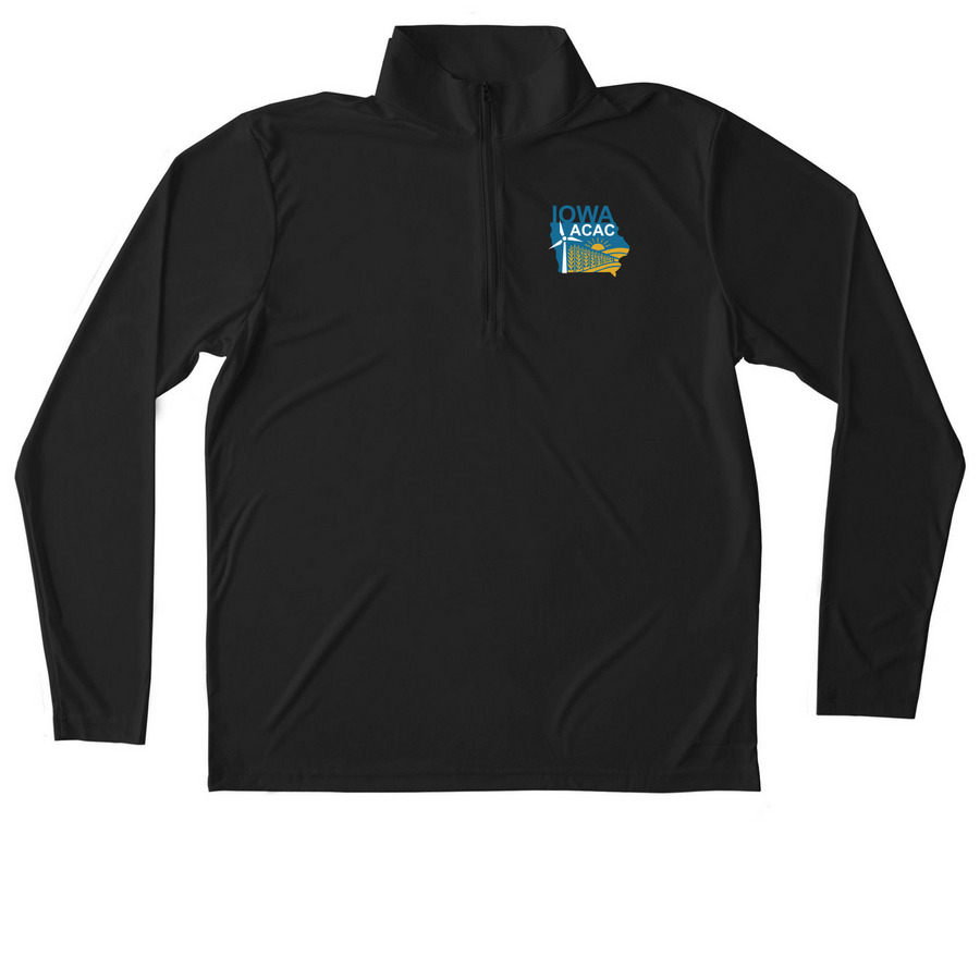 Polos & 1/4 Zips, a Black Unisex Performance Quarter Zip Pullover
