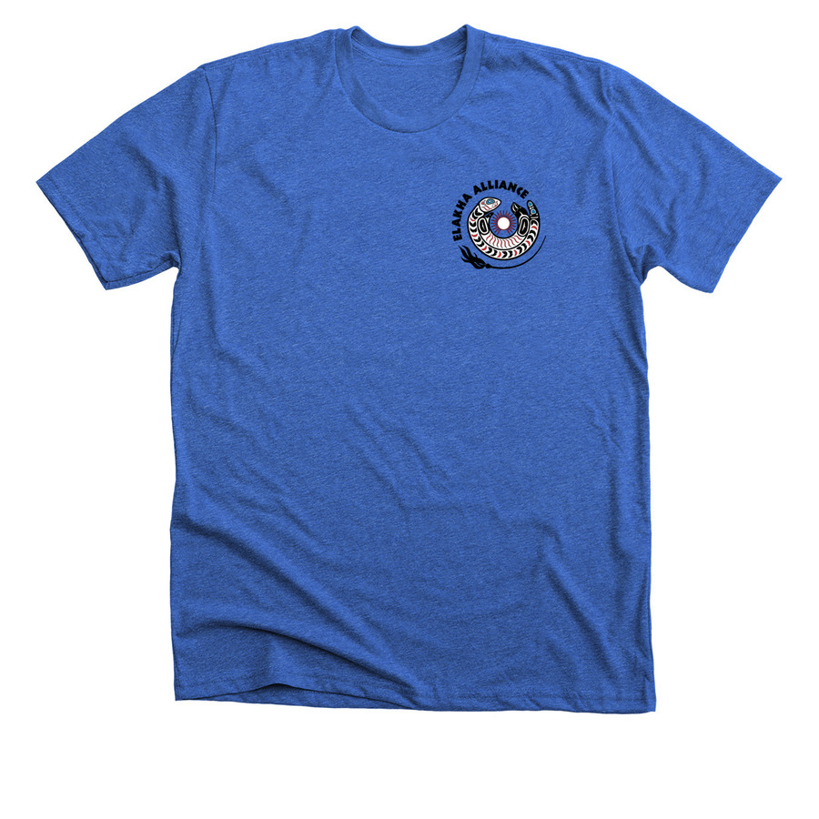 Elakha Alliance T-Shirts, a Heather True Royal Premium Unisex Tee