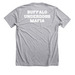 Buffalo Underdogs Mafia, a Athletic Heather Premium Unisex Tee (back-view)