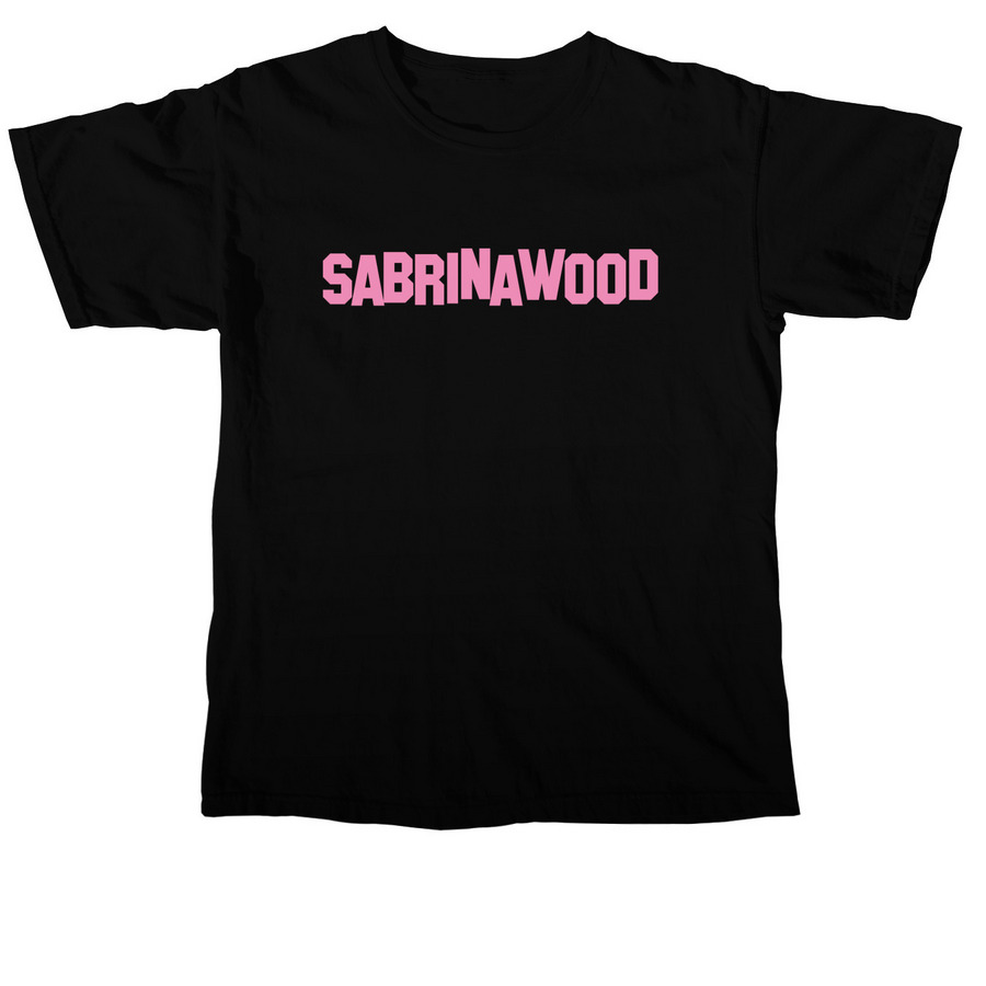 sabrinawood tee, a Black Comfort Colors Unisex Tee