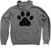 Zipping up the holiday season&nbsp;, a Deep Heather Zip Up Hoodie (back-view)