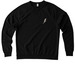 Roam and Refuel Local Surf, a Deep Black Allmade Organic French Terry Crewneck Sweatshirt