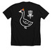Original Silly Goose, a Solid Black Blend Premium Unisex Tee (back-view)