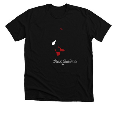 Black guillemot, a Solid Black Blend Premium Unisex Tee