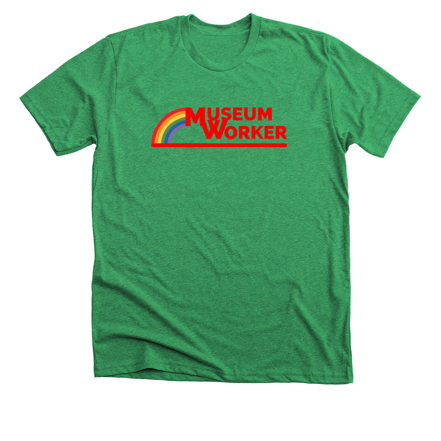 Museum Worker Rainbow, a Heather Kelly Premium Unisex Tee