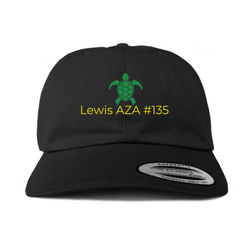 Lewis hat, a Black Printed Classic Baseball Cap