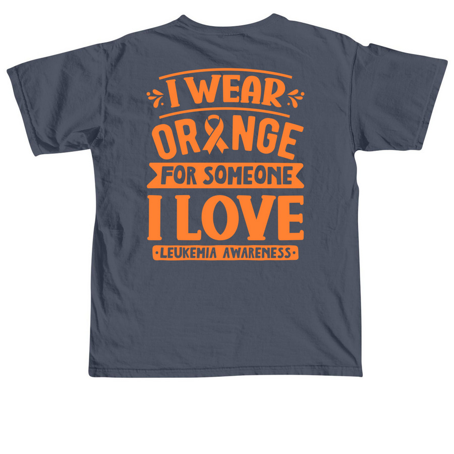 #KenzCan, a Denim Comfort Colors Unisex Tee (back-view)