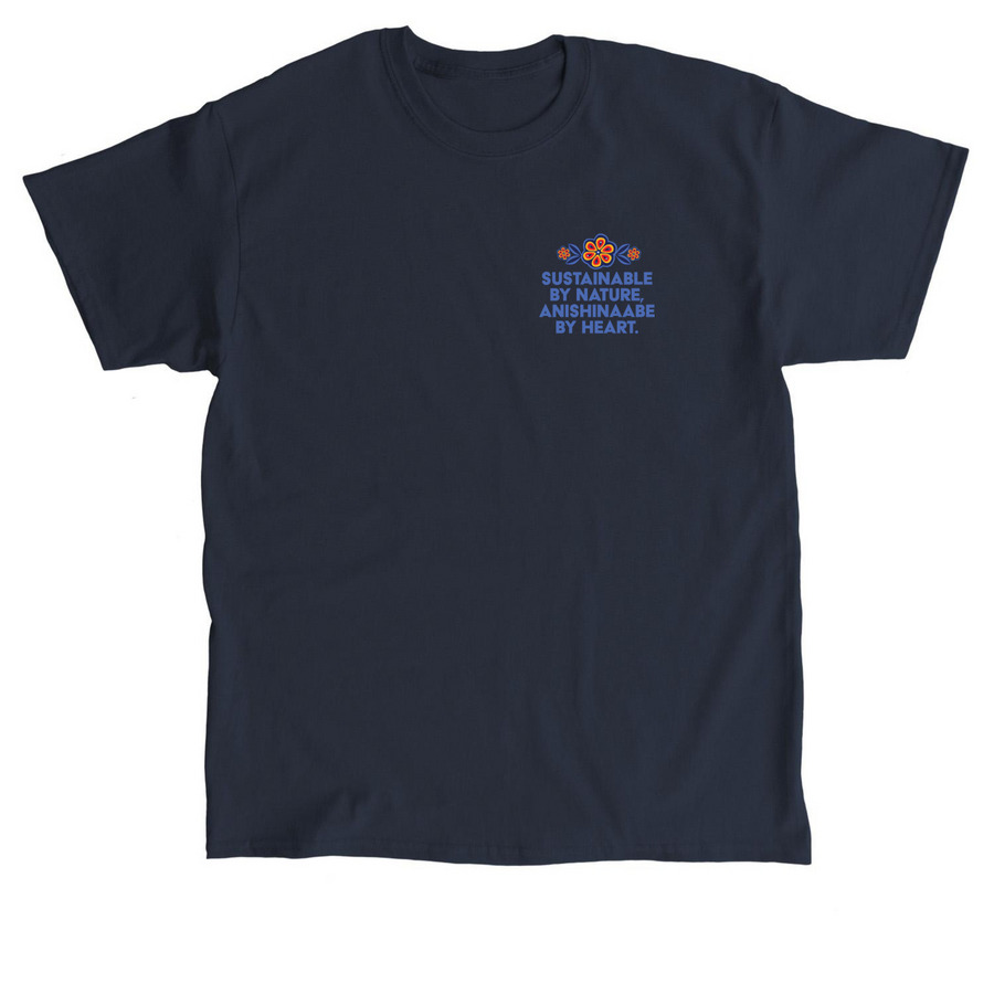 Waasamoowin: The Original Electric Path, a Navy Classic Unisex Tee