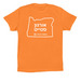 OSU - "Oregon State" Hebrew Design!, a Burnt Orange Premium Cotton Tee