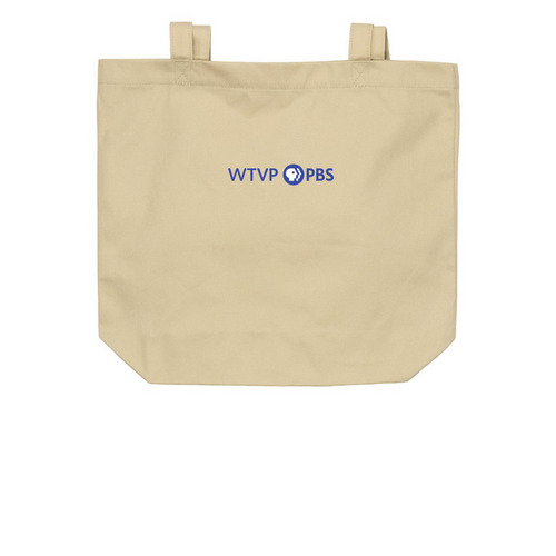Bags-WTVP, a Oyster Organic Cotton Tote Bag