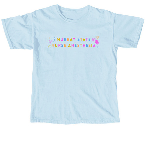 Murray State Nurse Anesthesia, a Chambray Comfort Colors Unisex Tee